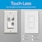 Caseta Lutron Caseta 5 amps Single Pole Wireless Smart-Enabled Rocker Switch White 1 pk PD-5ANS-WH-R - alternate 2